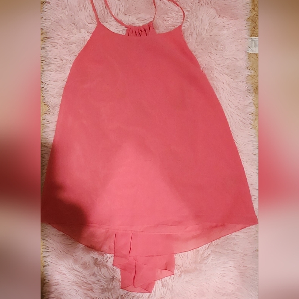 Jennifer lopez NWT pink top Size Med